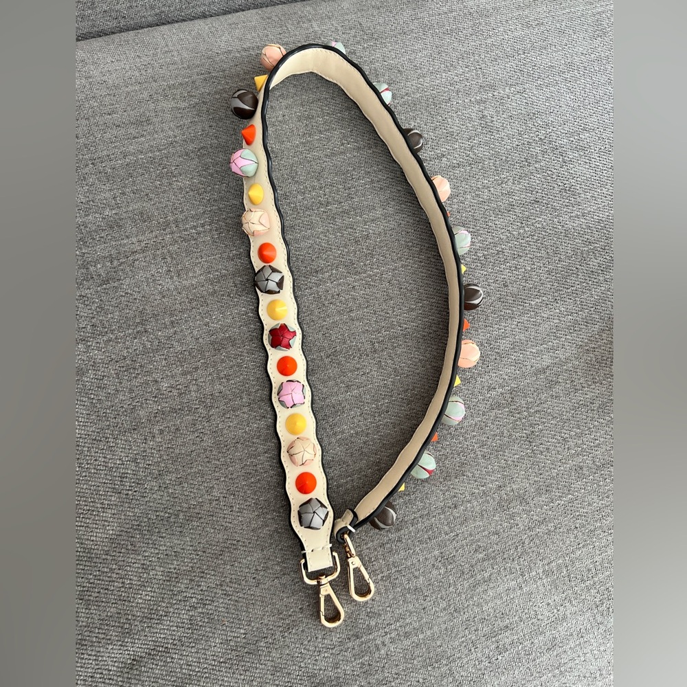 3D Colorful Studded Bag Strap